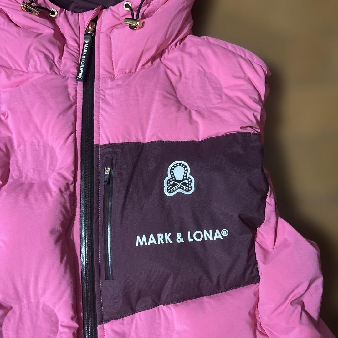 MARK & LONA ピンクダウンベスト美品XL - メルカリ