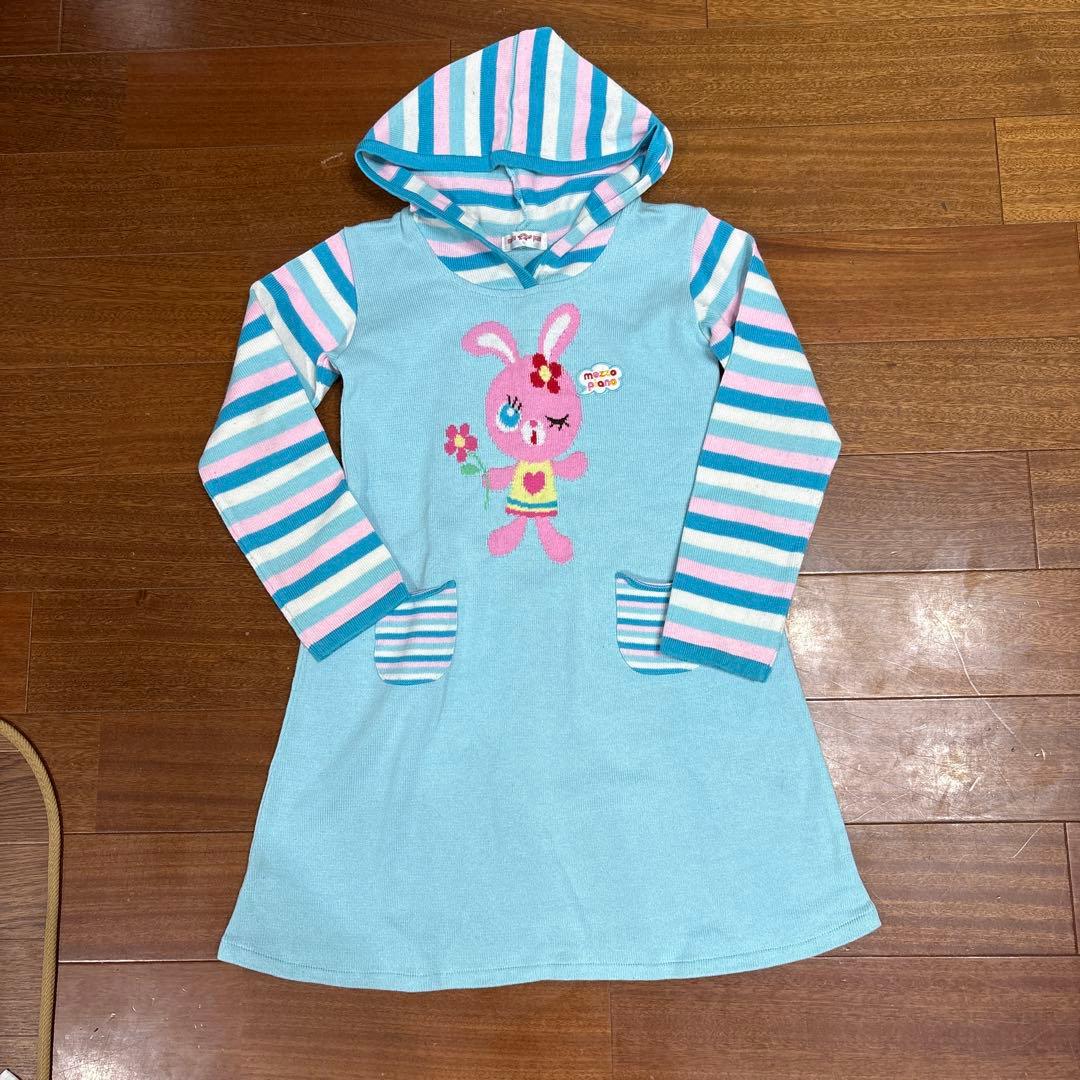 平成レトロメゾピアノ 希少！メゾピアノ ミミちゃん ニットワンピース