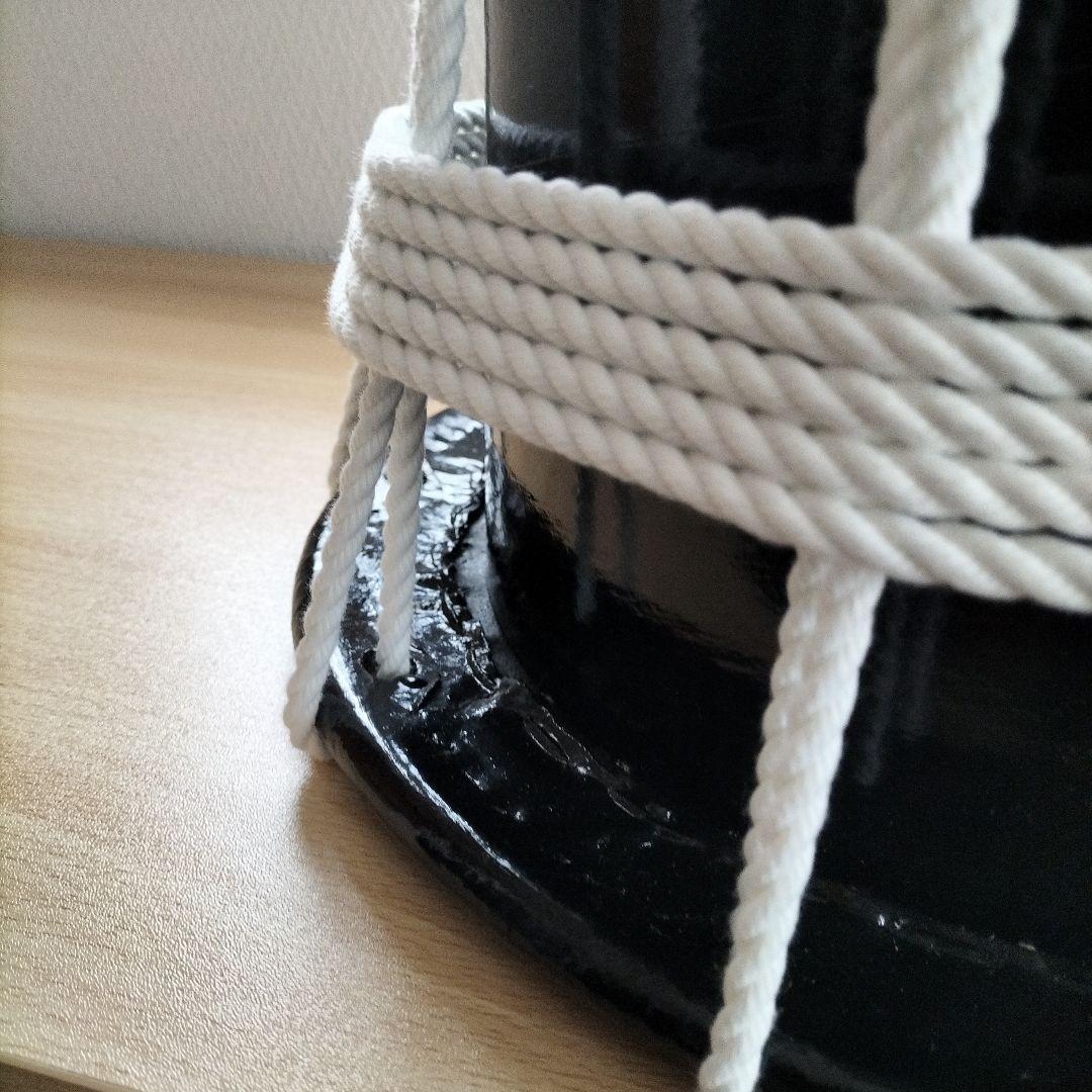 ミズキ様ご依頼商品」担ぎ太鼓 和太鼓 天然皮革 ストラップ付き 中古品