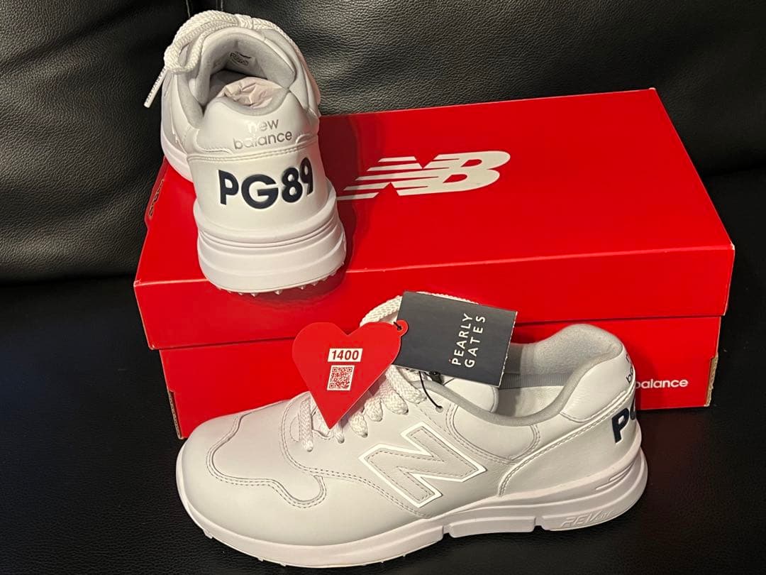 New Balance PG89 ゴルフシューズ 1400★22.5cm限定レア New Balance とPEARLY GATESがコラボレーション「1400」のスパイクレス
