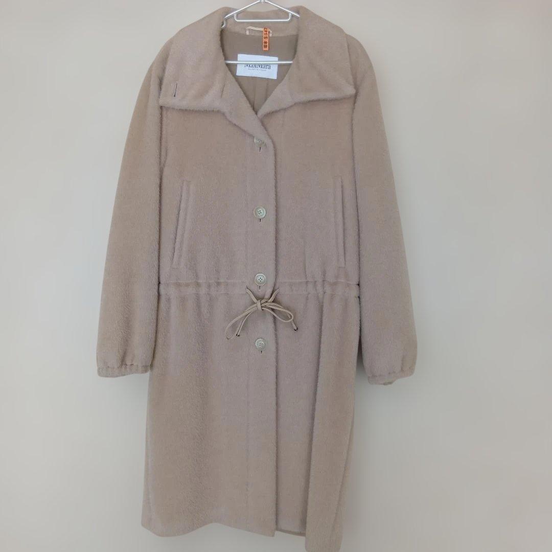 ✮ 美品 Max Mara マックスマーラ ロングコート /アルパカ 70% ✮ pretty_bdw2-601613