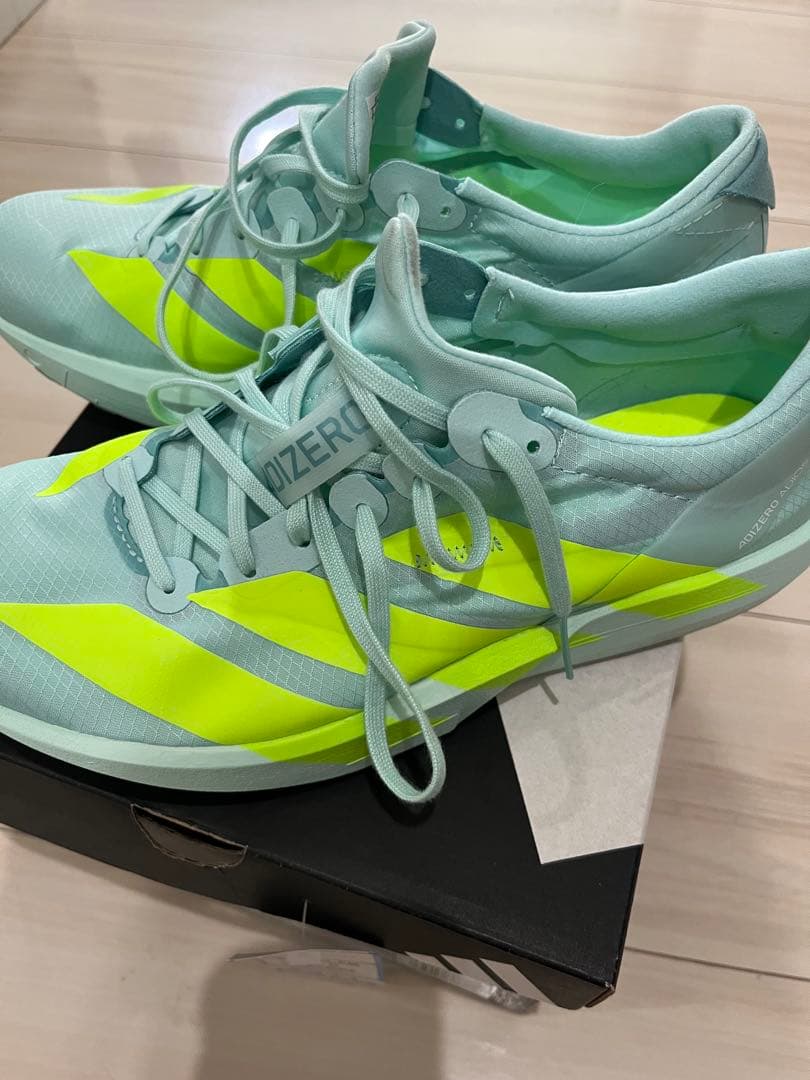 ADIZERO JAPAN 9 W 24.0cm ミント/イエロー