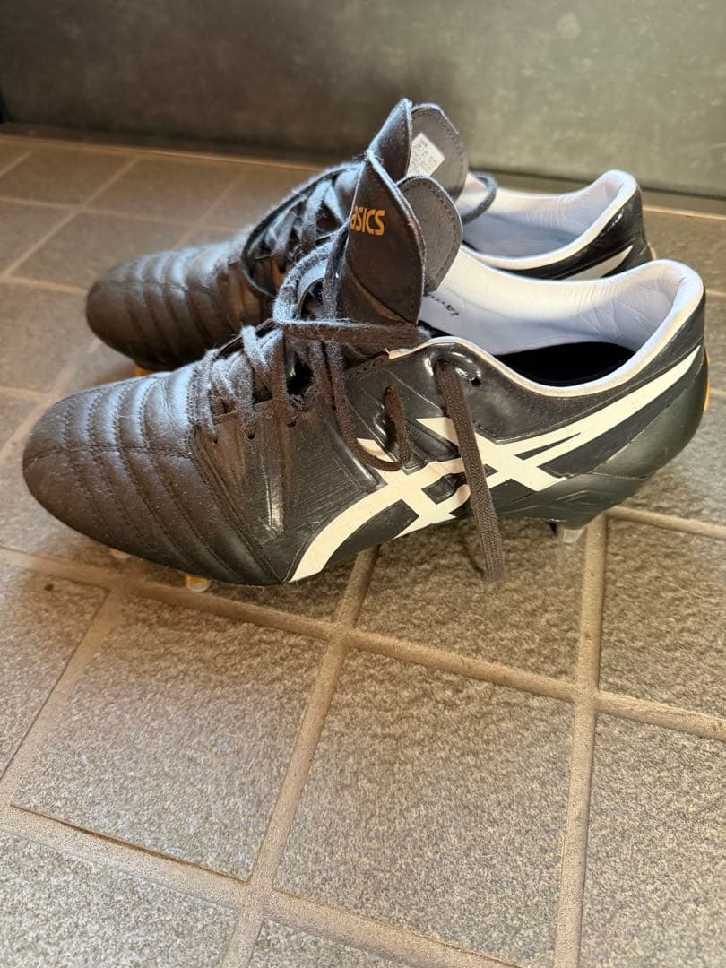 ASICS ラグビーシューズ ブラック/ホワイト アシックス（ASICS）（メンズ）ラグビースパイク ラグビーシューズ