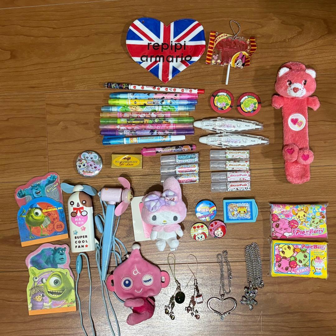 平成レトロ まとめ売り にゃんこ マイメロ ポップンベリー ペン メモ帳