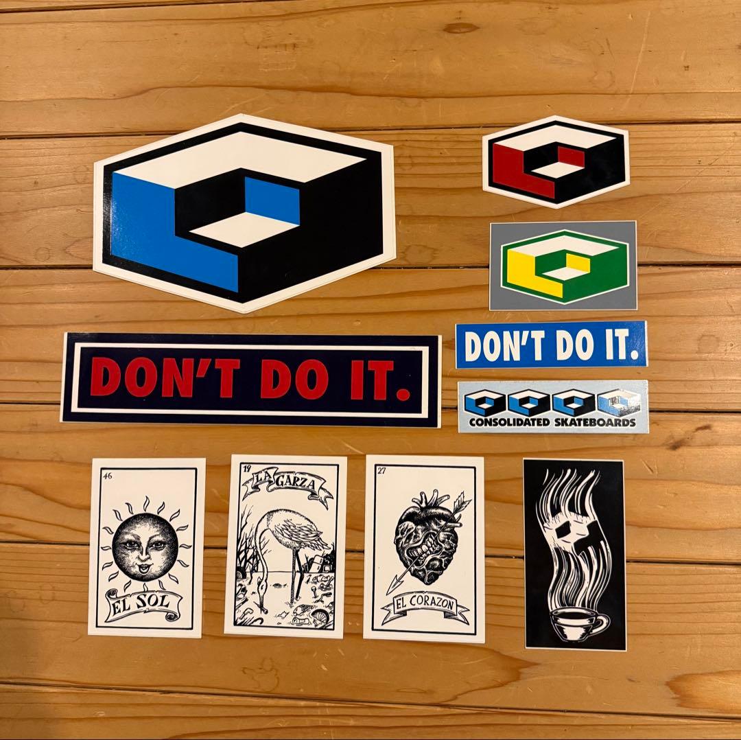 Consolidated Skateboards コンソリ ステッカー セット - メルカリ