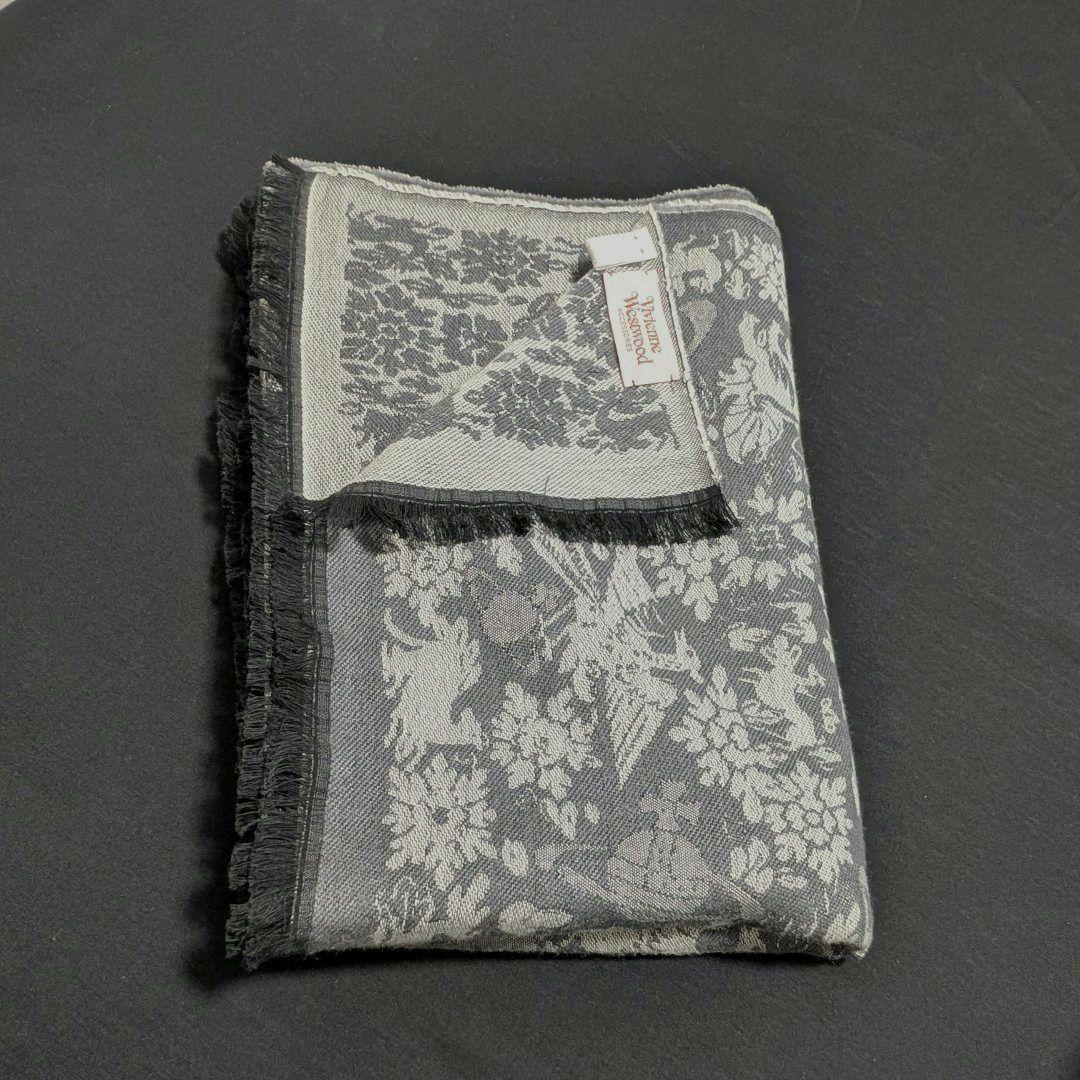 百合様【美品】Vivienne Westwood (英国製)ショール リバーシブ