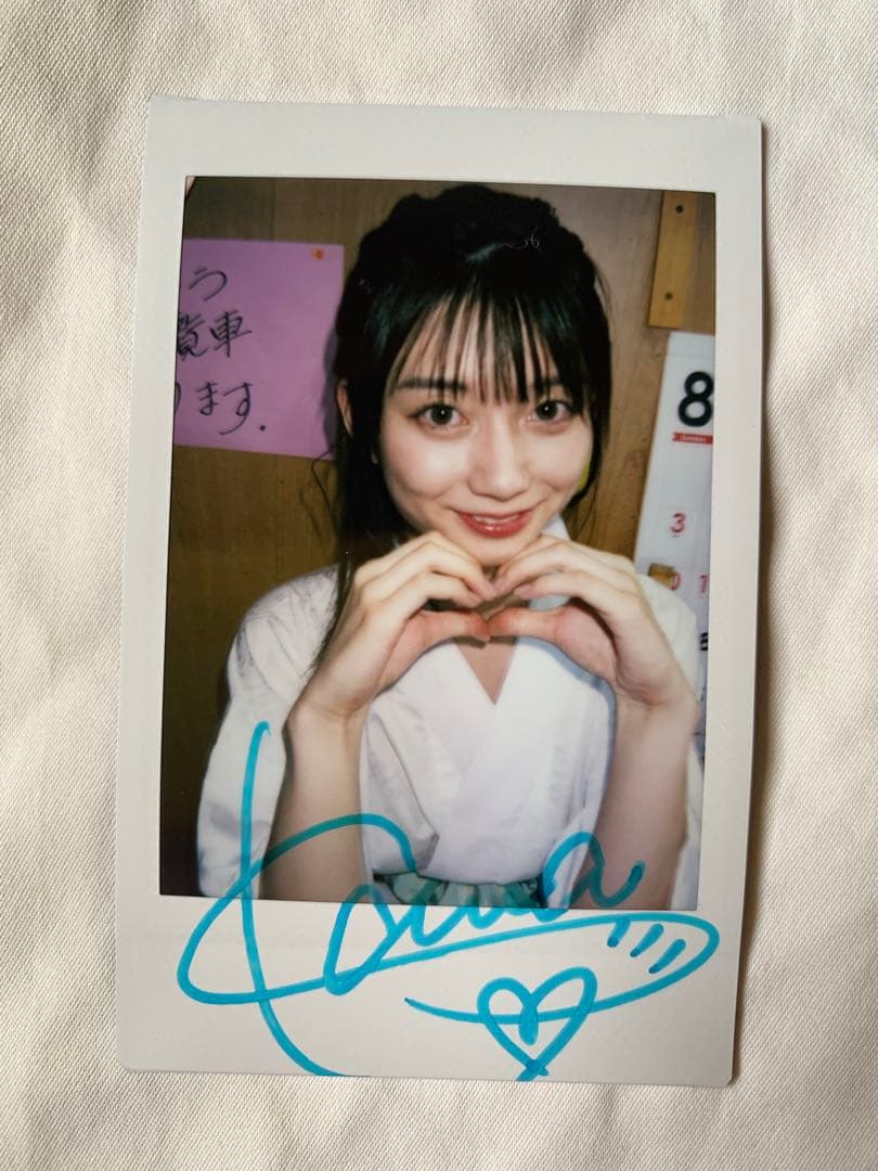 瀬戸環奈 ハート チェキ 直筆サイン入り kanna seto セトカン - メルカリ