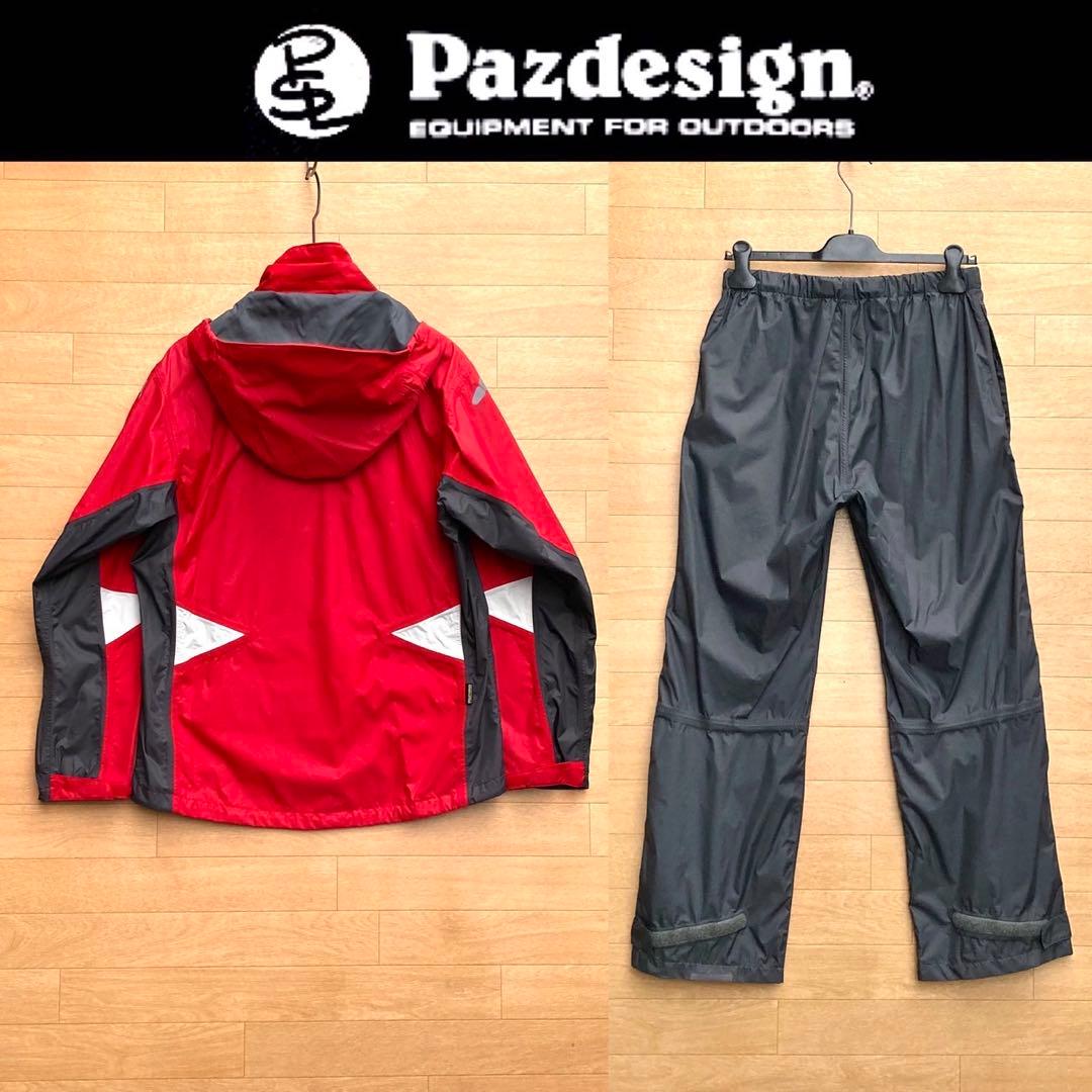 パズデザイン ブレスシェード レインスーツ フィッシングスーツ M 透湿防水