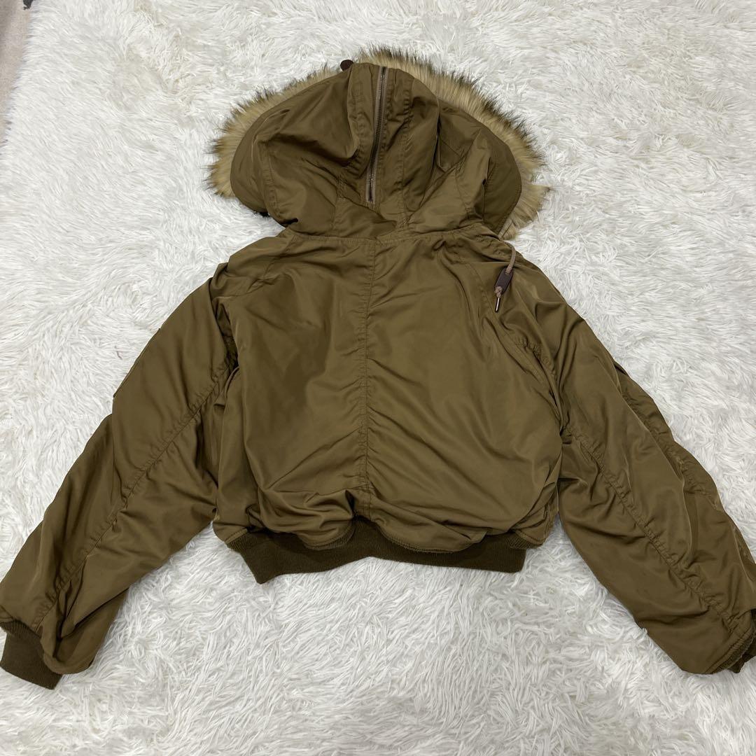 MOUSSY フライトジャケット N-2B フリーサイズ ファージャケット