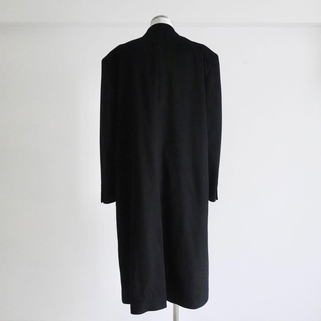 1990s BELLUMORE ピュアカシミア チェスターコート ブラック
