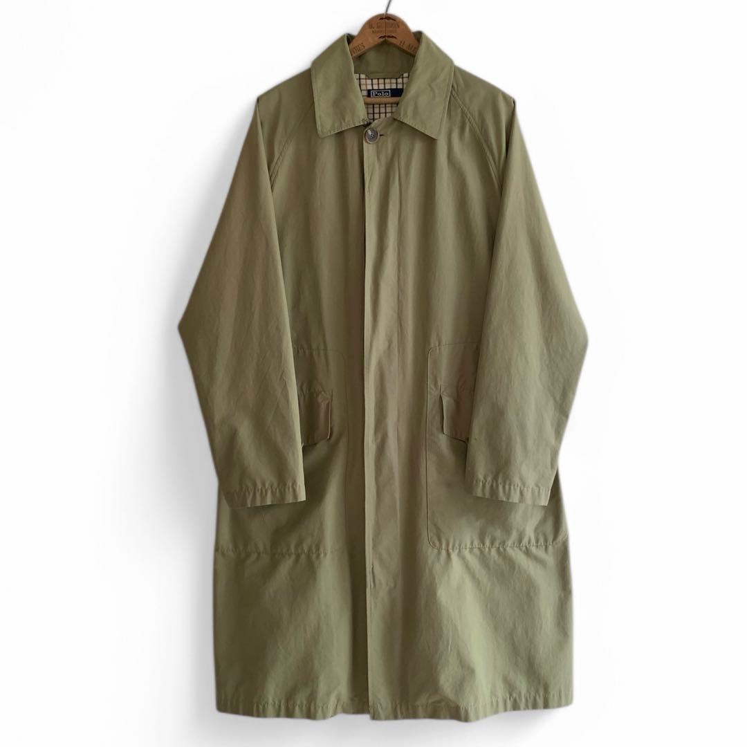 00's Polo Ralph Lauren バルマカーンコート 一枚袖 鶯色 - メルカリ