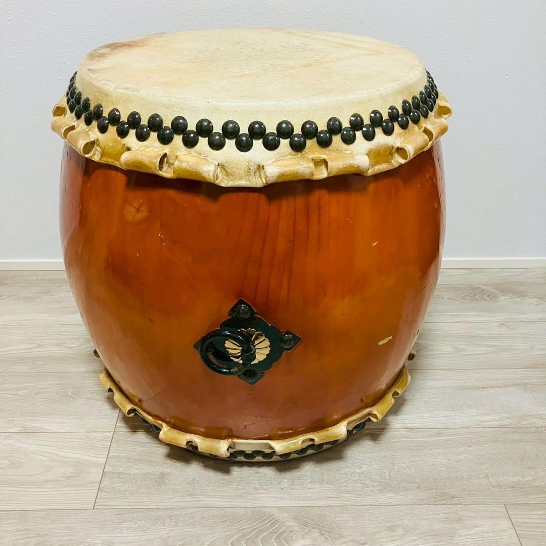 長胴太鼓 和太鼓 一尺6寸　打面48㎝　高さ60㎝② 長胴太鼓 和太鼓 一尺6寸 打面48㎝ 高さ60㎝① 長胴太鼓 和太鼓 一尺6