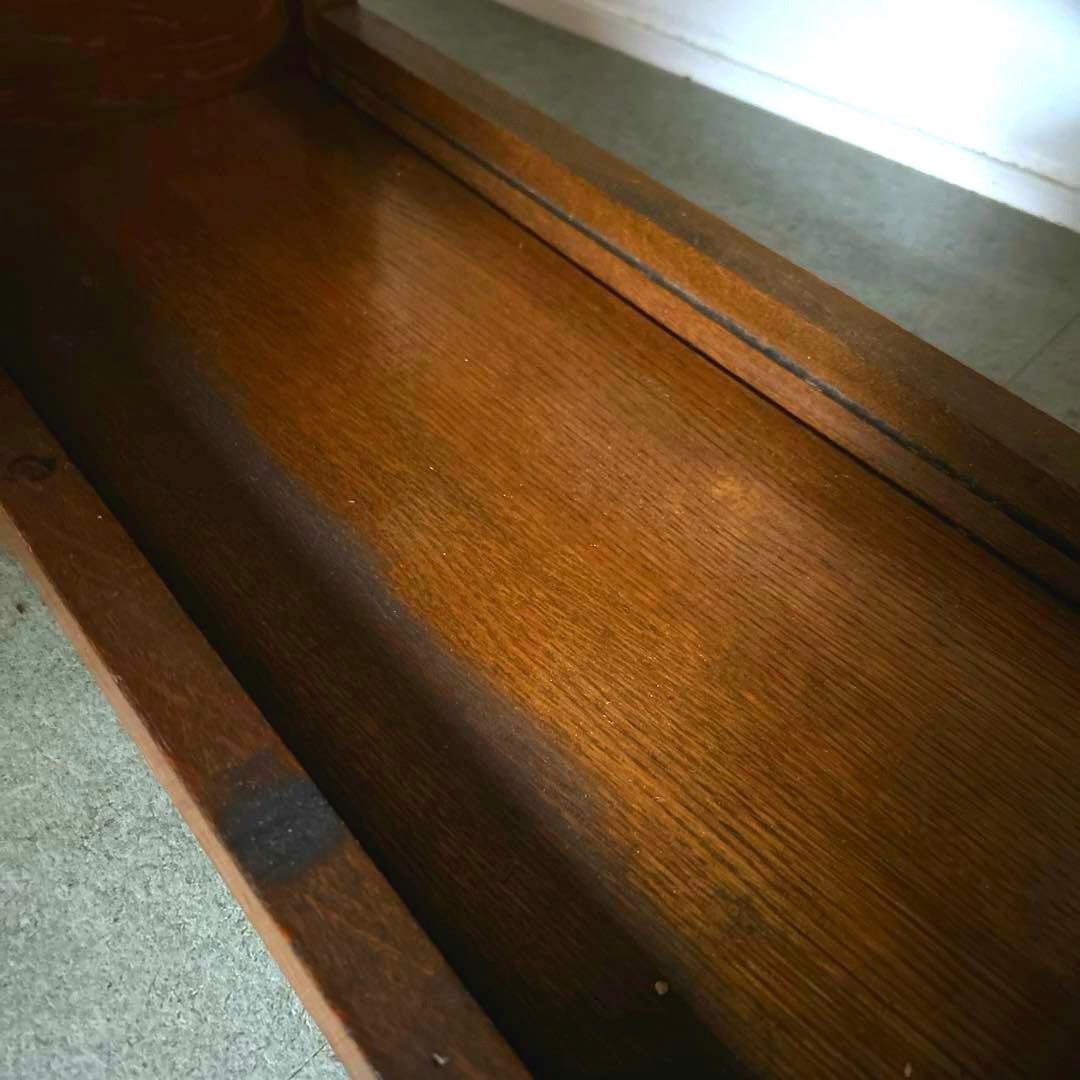 値下げ❗️ヤマハ 日本楽器 アンティーク 本棚 昭和レトロ② 組み立て