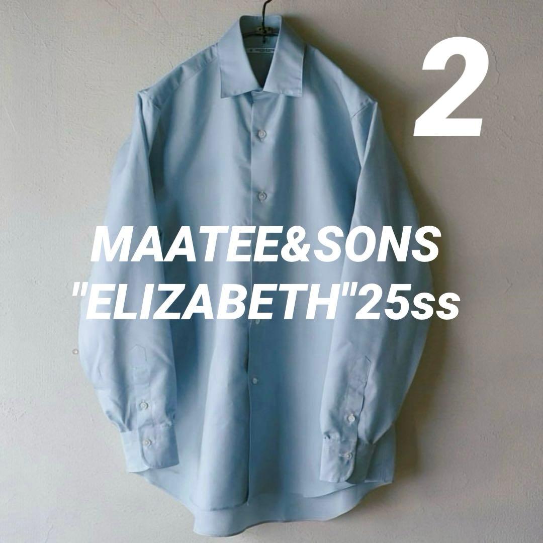 トップス MAATEE&SONS ELIZABETH25SS SEASILK blue 2 MAATEE&SONS 