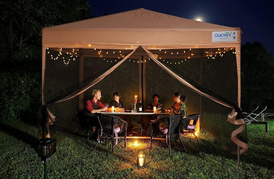 M2775-191-145】ワンタッチ タープテント 蚊帳テント