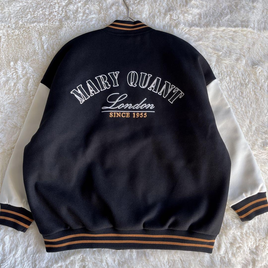 美品 MARY QUANT スタジャン 完売品 ブラック Y2K