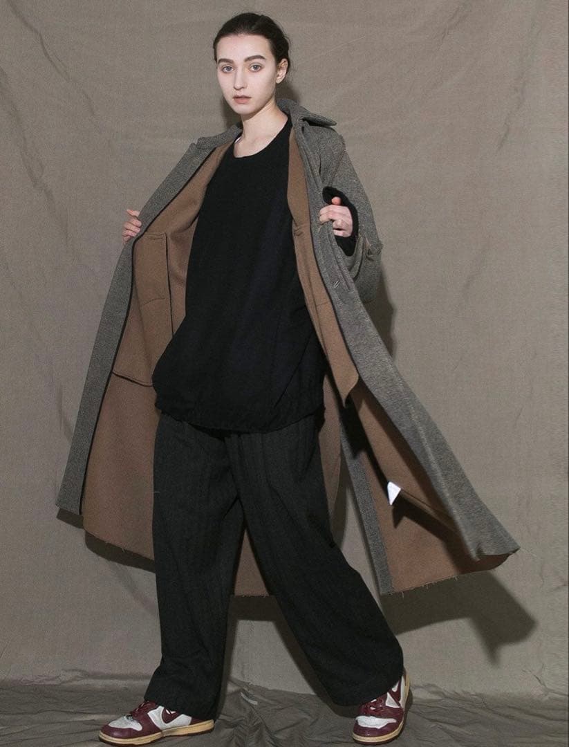 試着のみ my beautiful landlet ラムウールロングコート - メルカリ