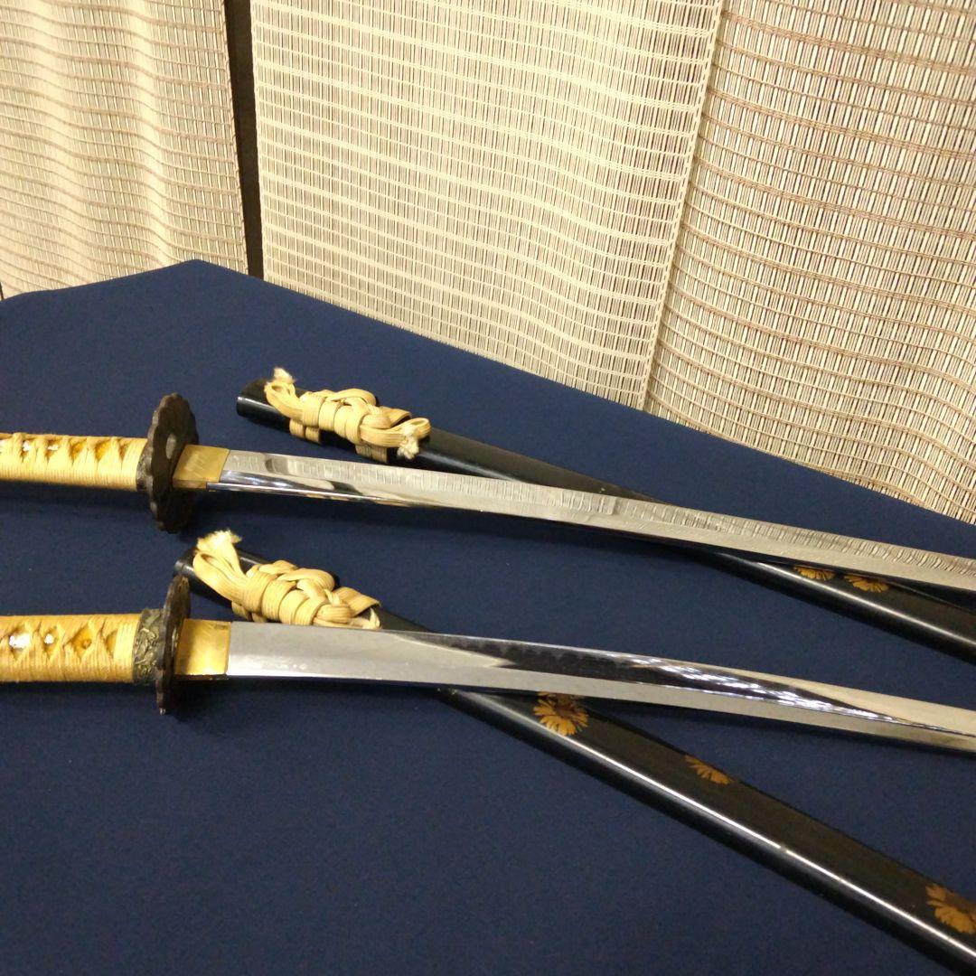 ☆本日価格！【模造刀大/小ペア花模様】 - 武具オンライン アウトレット