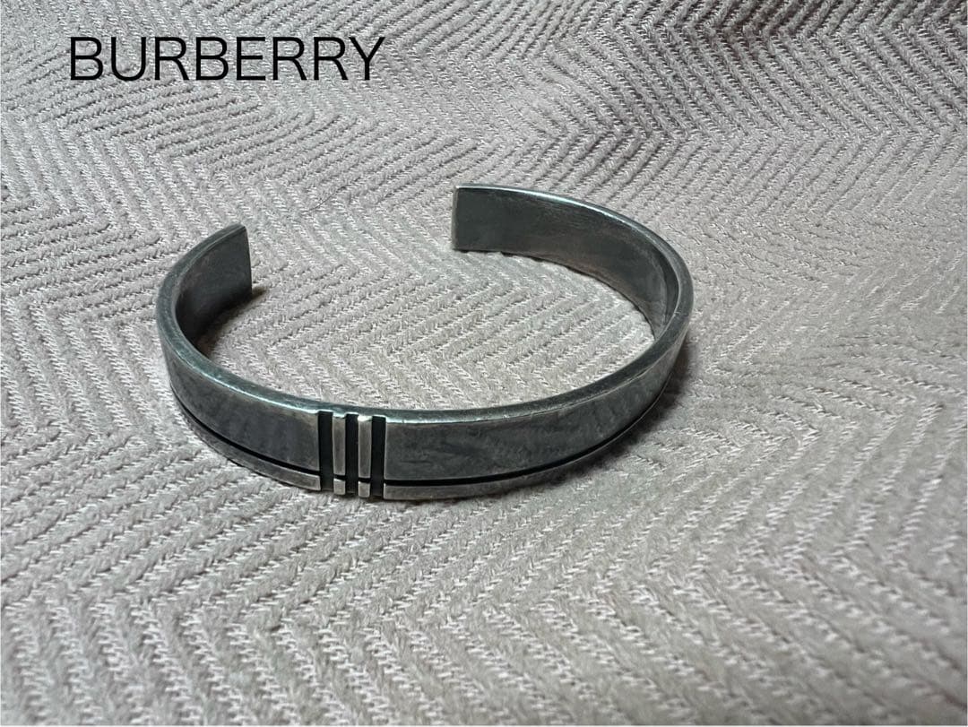 BURBERRY バーバリー バングル ブレスレット シルバー 925