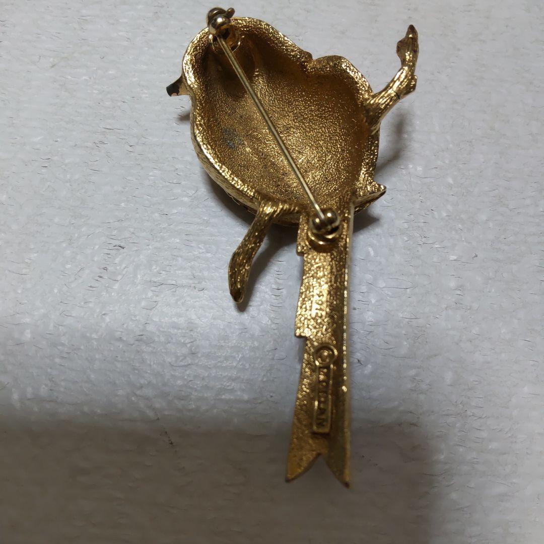 DORLANヴィンテージ鳥のブローチ - メルカリ