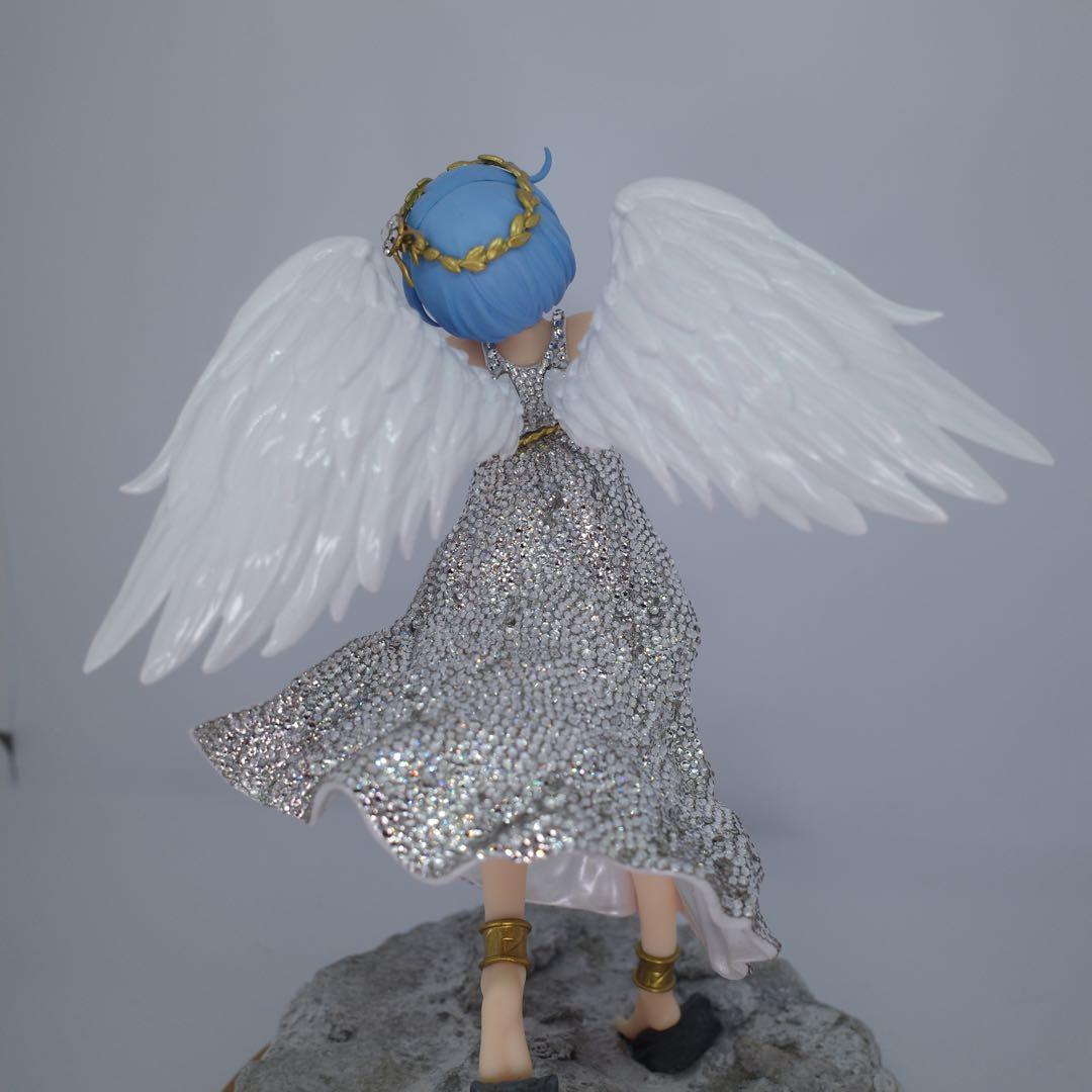スワロフスキー7000個使用 】 レム フィギュア リゼロ 熾天使 リペイント