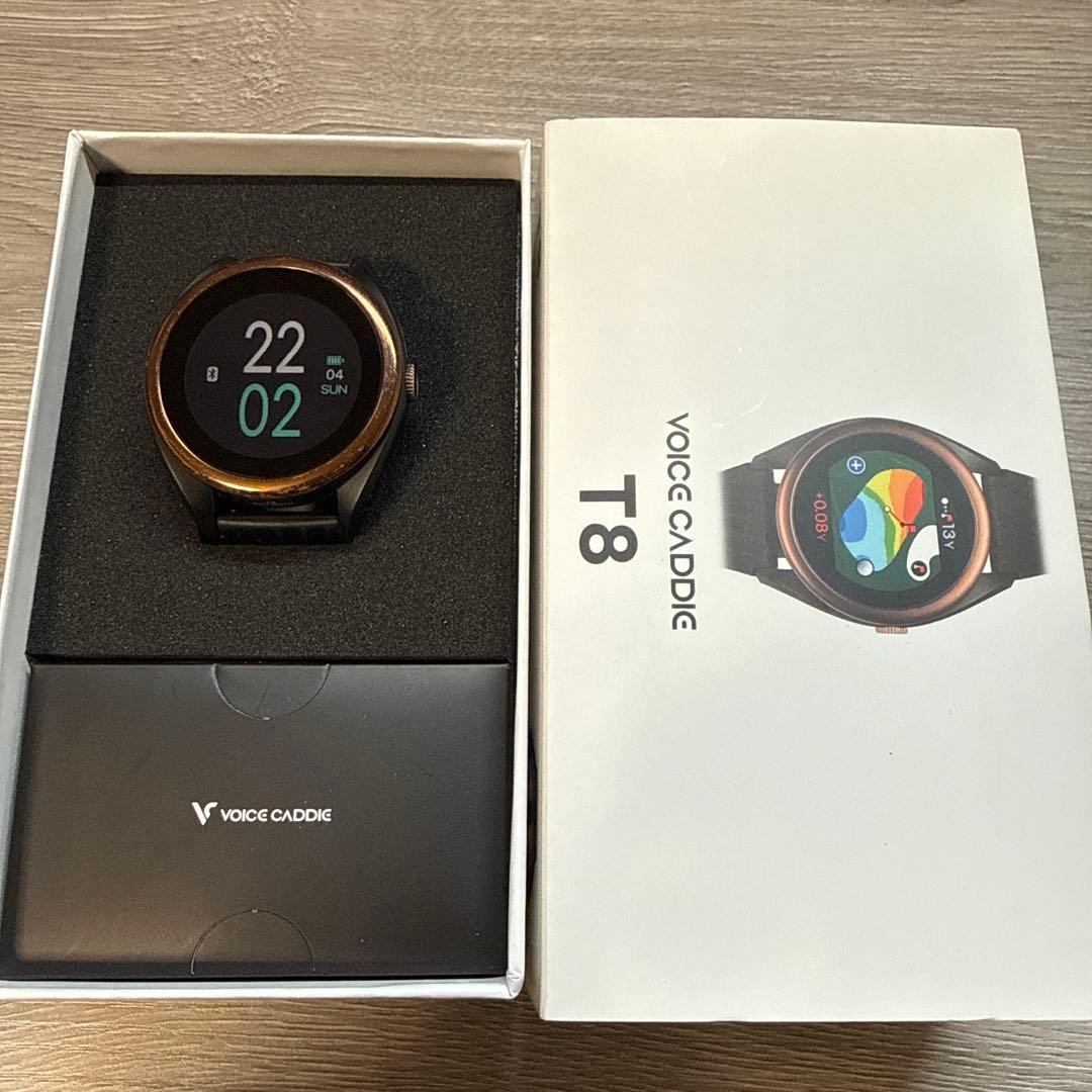 ボイスキャディ T8 VOICE CADDIE ブロンズ　希少モデル　ゴルフ時計 楽天市場】Voice Caddie ボイスキャディ T8 ゴルフウォッチ 時計型GPS