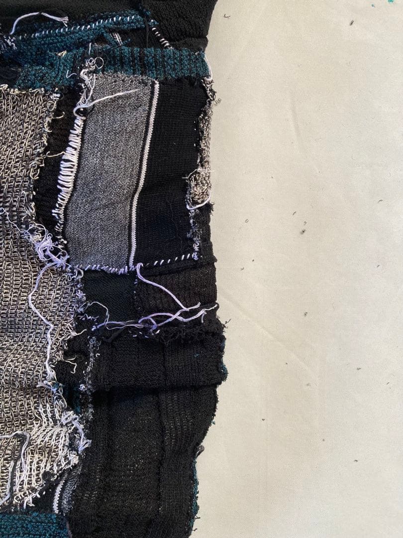 “Potlatch” パッチワーク・ジャケット 「Black Sun」