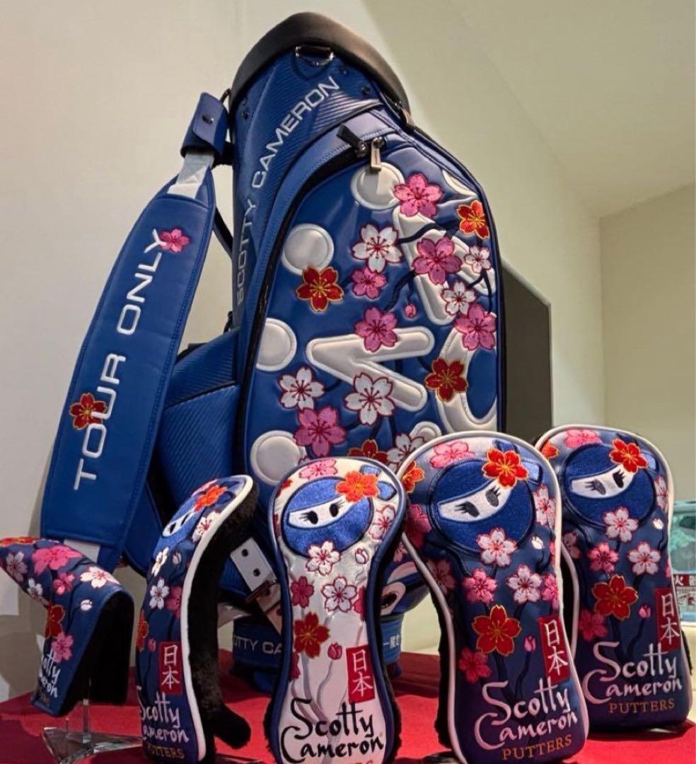 2025スコッティキャメロンフェスティバル限定 桜柄キャディバッグ+