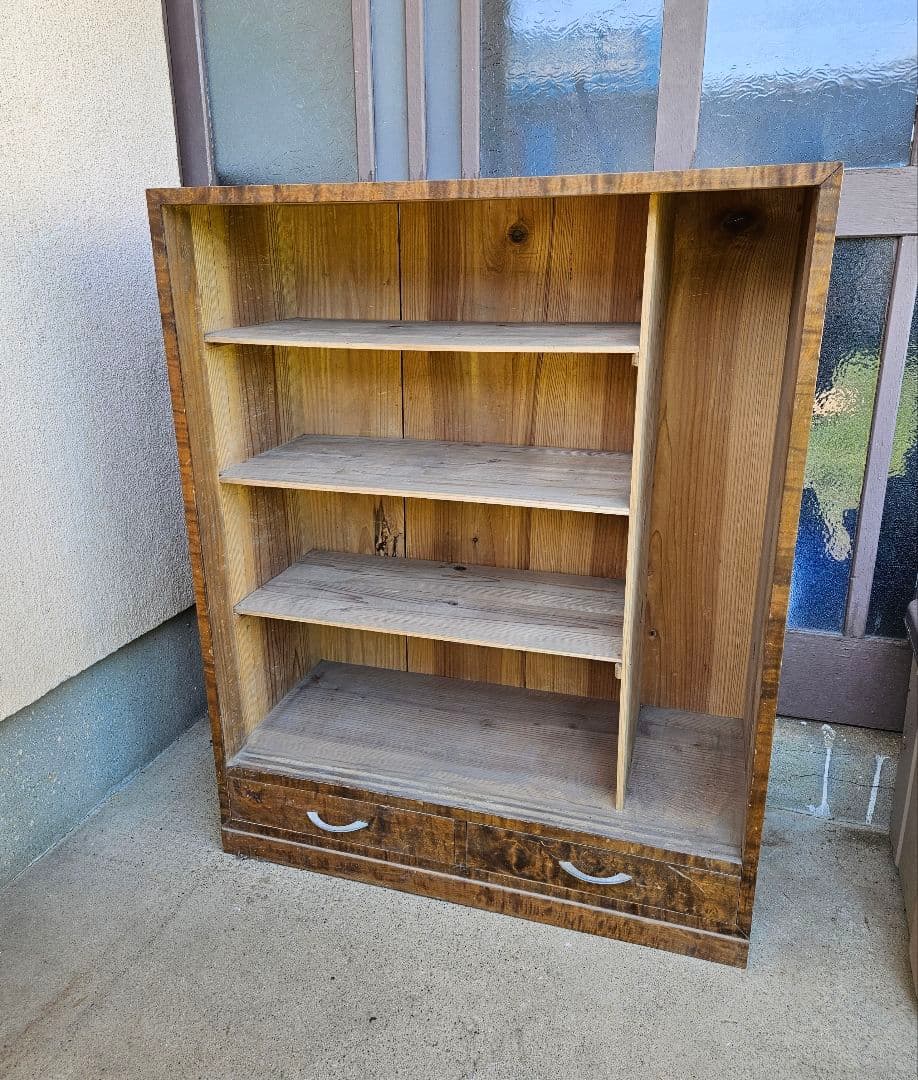 ジャパンヴィンテージ 古い下駄箱 オープンラック 飾り棚 木製 昭和レトロ Amazon.co.jp: レトロアンティーク 下駄箱 木製 収納 レトロ 小学校