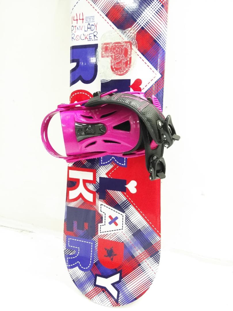 キスマーク PINKLADYロッカー144+ビンS レディーススノーボードセット