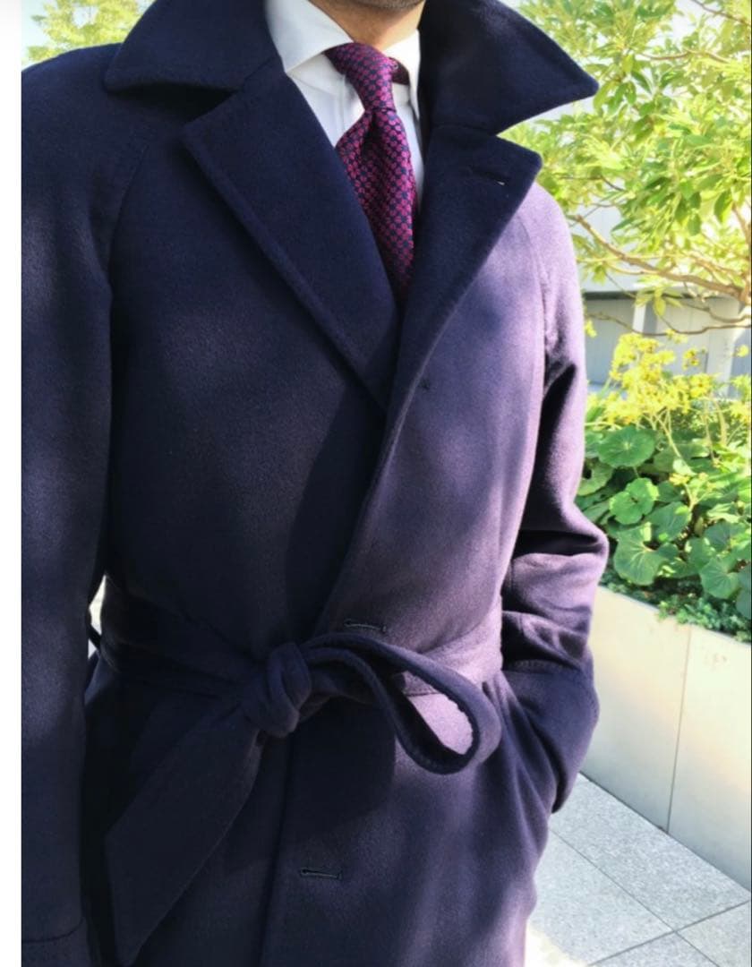 最終価格】定価40万RINGJACKET Napoliカシミヤベルテッドコート