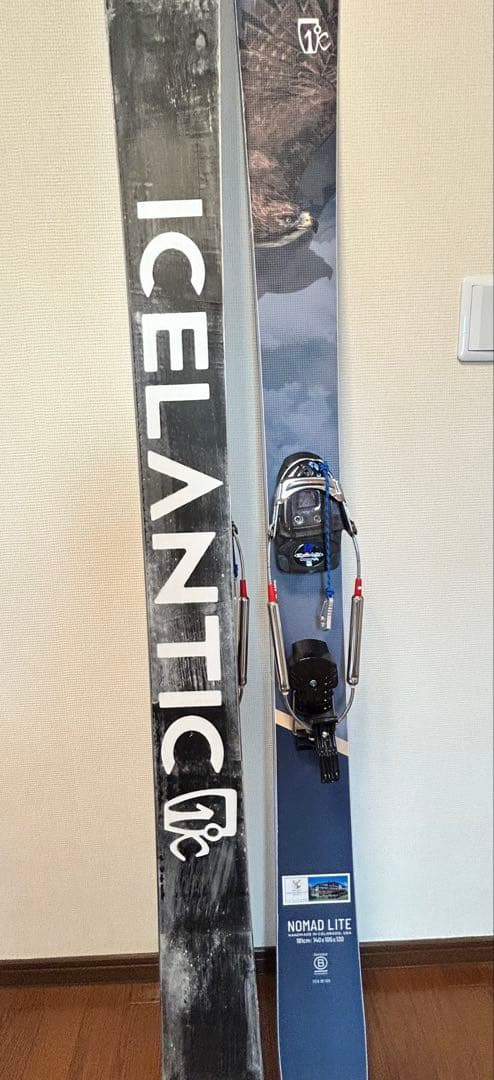 テレマークスキー板 ICELANTIC NOMAD・コブラR8(板のみ販売可)