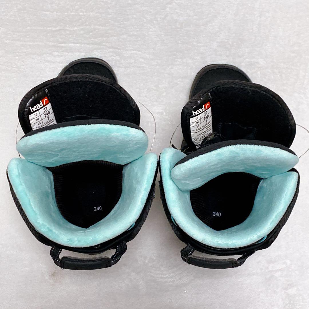 美品 HEAD スノーボードブーツ STRIKEBOA 24cm ミントグリーン