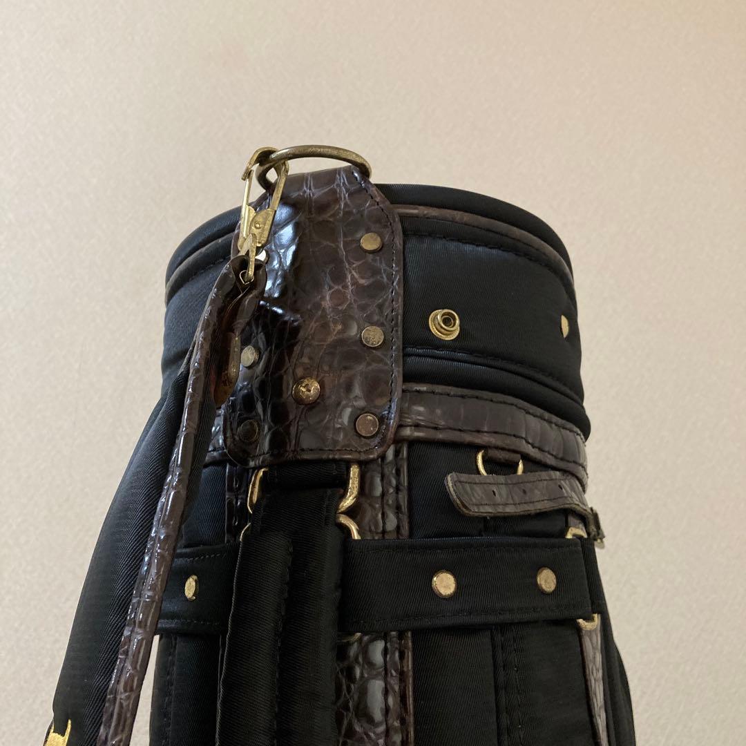 ブルガリ ゴルフ キャディバッグ ヴィンテージ 旧ロゴ×刺繍 希少