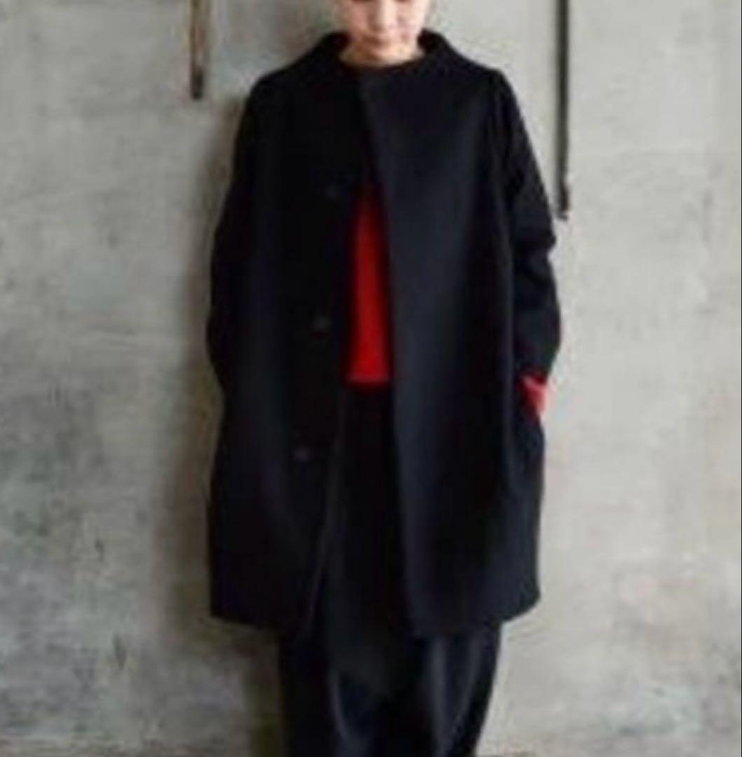 abc123　nitca ニトカ ノーカラーコクーンコート 黒 abc123様専用 nitca ニトカ ノーカラーコクーンコート 黒 - メルカリ