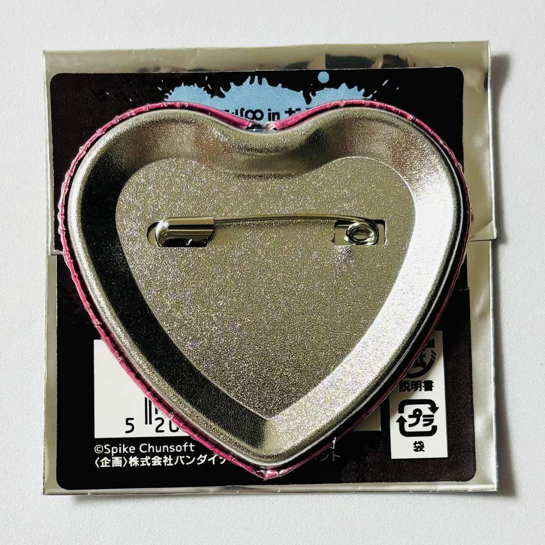 ダンガンロンパ 照れ顔 ハート 缶バッジ namco ナンジャ コラボ 狛枝