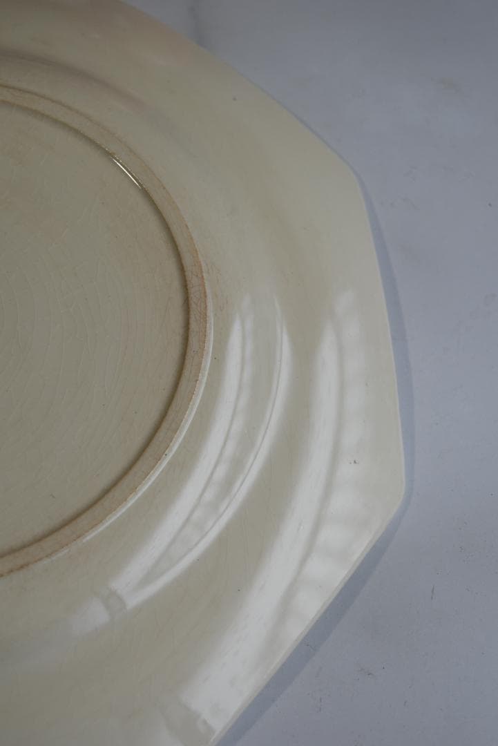 2枚組 サルグミンヌ オクトゴナル皿 フランスアンティーク