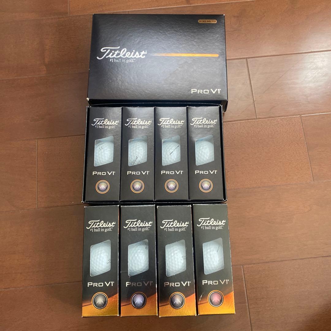 【aunogakuwari 】Titleist Pro V1 ゴルフボール タイトリスト(Titleist) ゴルフボール 1ダース 12個入 PRO V1 2025
