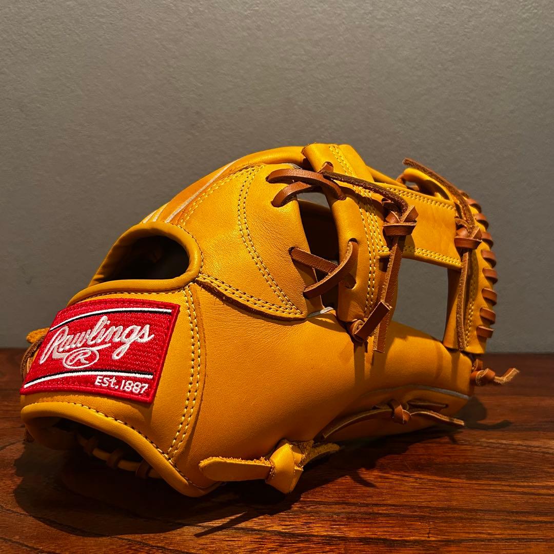 匿名配送】Rawlings ローリングス 本革 ゴールドタン 軟式グローブ