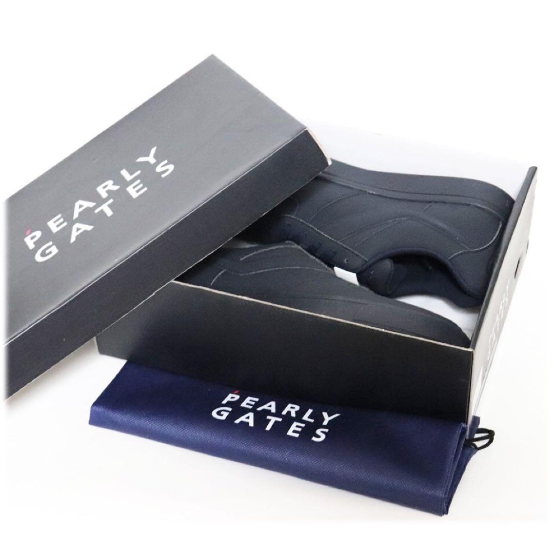 《パーリーゲイツ》未使用 レンチ付 ソフトスパイク ゴルフシューズ 25.5cm