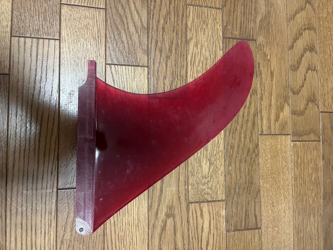 ehu kai 赤 ロングボードフィン シングル