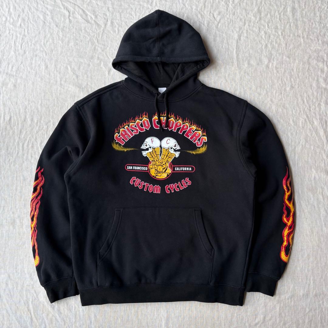 USA製 フリスコチョッパーズ FRISCO CHOPPERS パーカー L 415 Clothing×Us/Frisco Choppers Pullover Hoodie（415クロージング