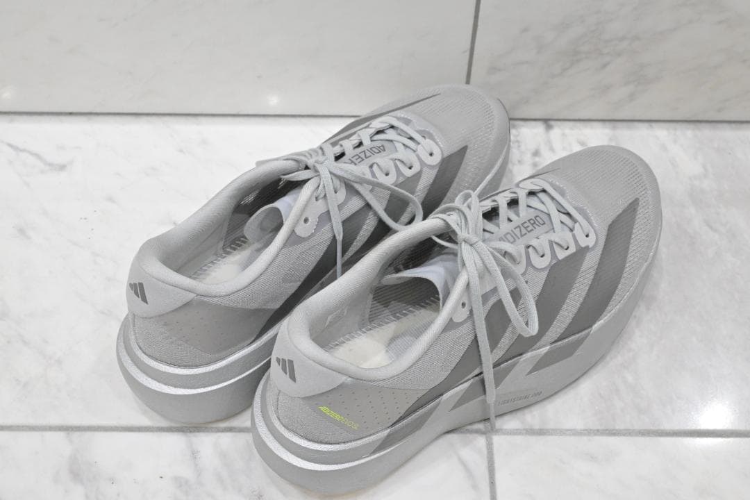 値下げ　美品　アディダス ADIZERO EVO SL 27.0cm シルバー