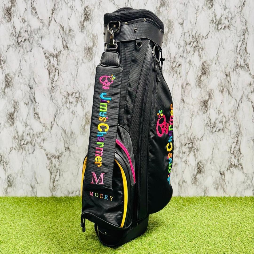 良品】ジミーズチャーマー×モエリー スタンド式 キャディバッグ