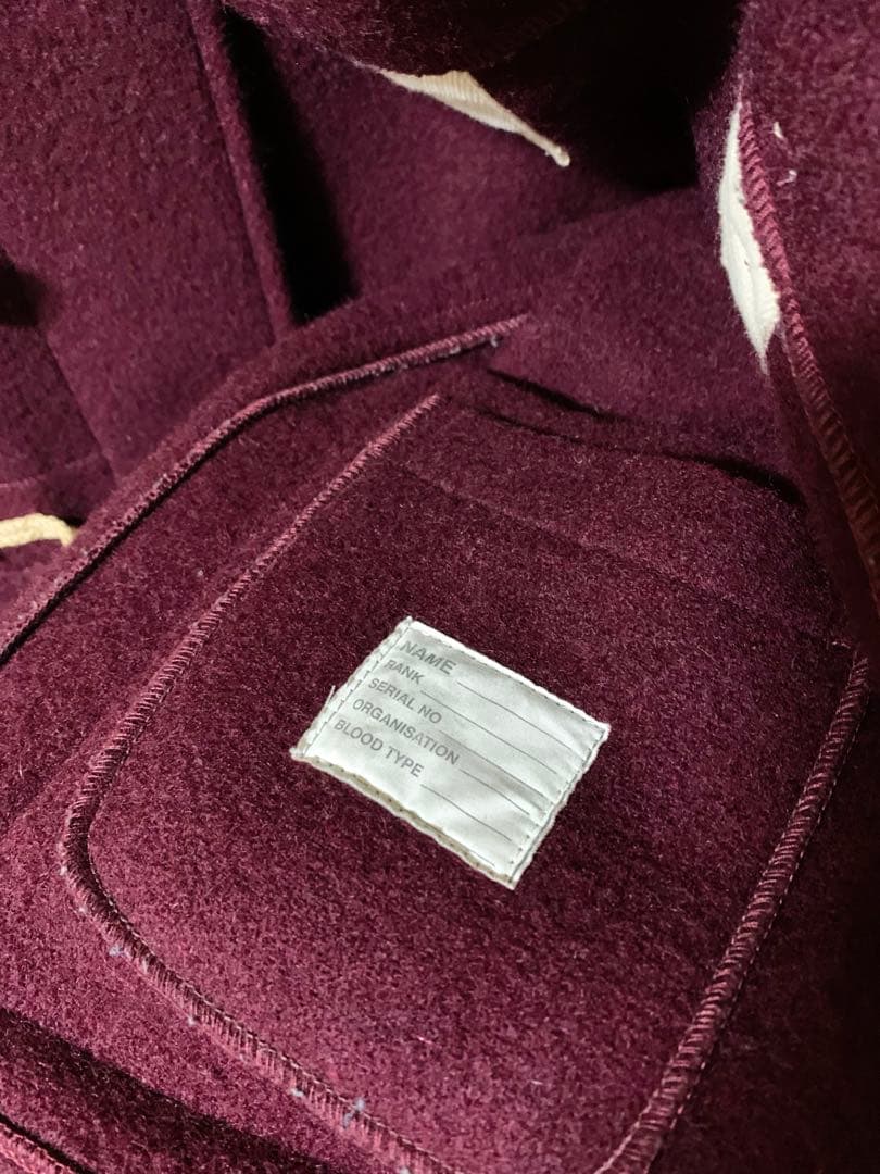 GLOVERALL MID LENGTH MONTY バーガンディ36 - ジャケット・アウター買う