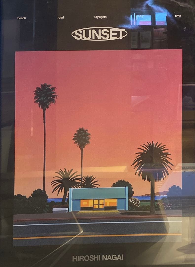 永井博 HIROSHI NAGAI ポスター SUNSET - メルカリ