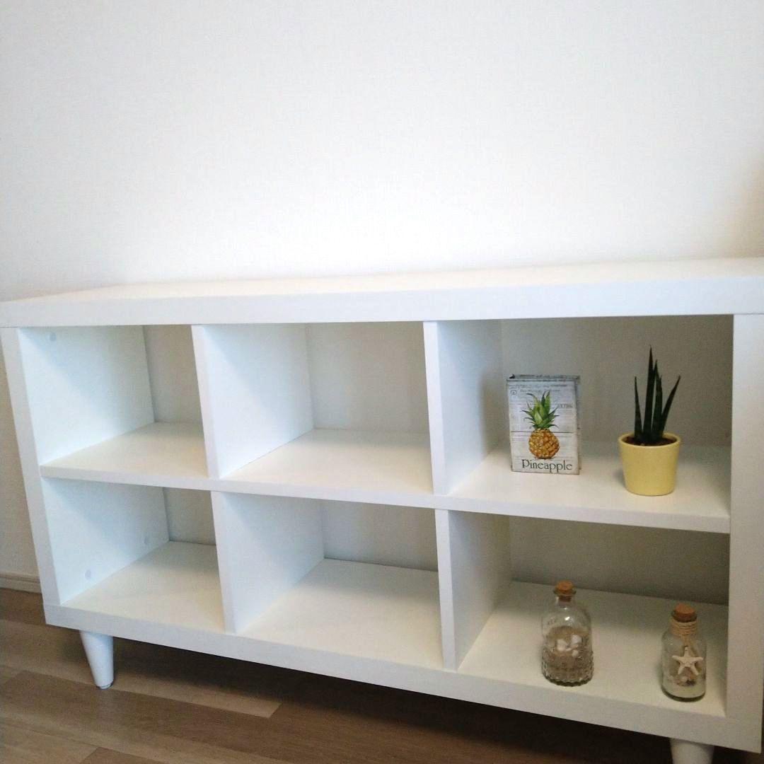 オープンシェルフ ホワイト ラック 白 デザインラック 飾り棚 木製