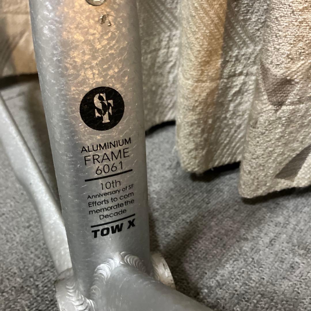 お値下げ！シングルスピードバイク ピスト フレームセット 中古品