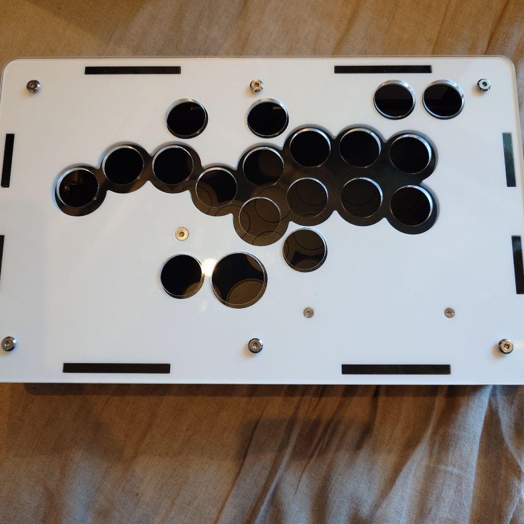 くろまき工房 中型多ボタンレバーレスタイプ2 受注生産コンパクトレバーレスケース(中サイズ)マウンター付き - くろ