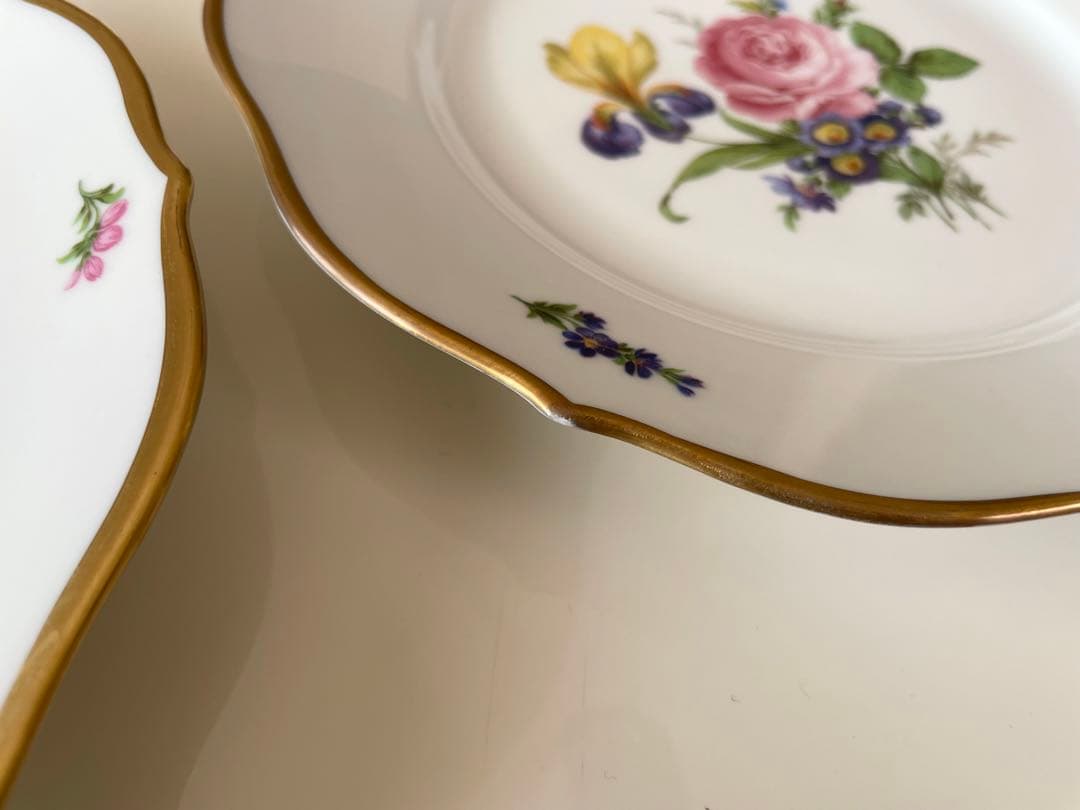 【値下げしました】リンドナー/ドイツ製、19cm中皿6枚《希少品》